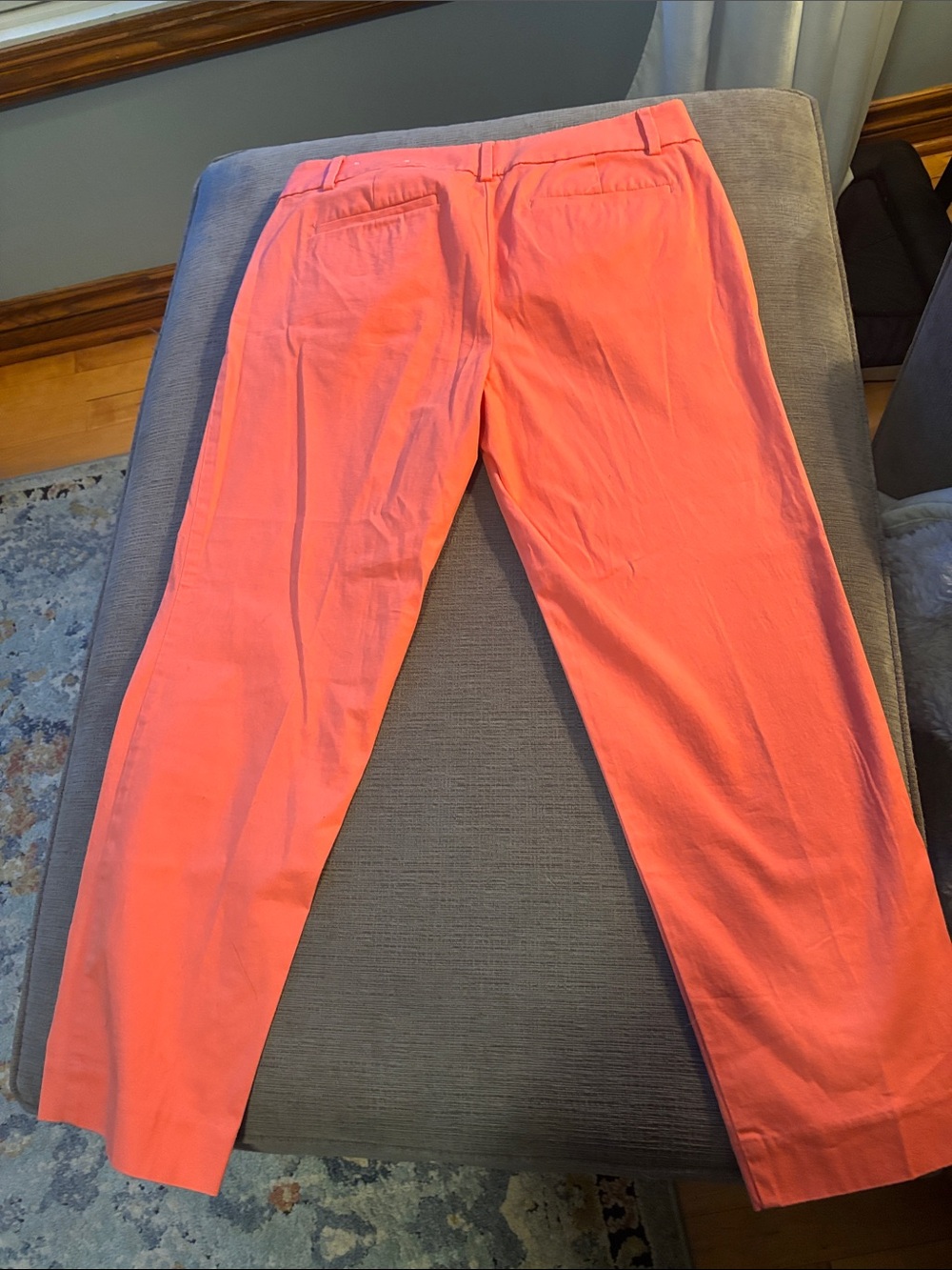 LOFT Coral Pink Cropped Ankle Pants - Picture 4 of 6